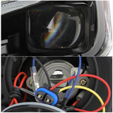Spyder® (15-21) WRX/STI Black LED DRL Bar Projector Headlights (Halogen)