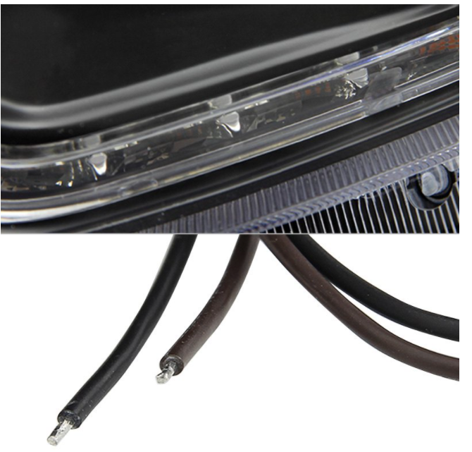 Spyder® (15-21) WRX/STI Black LED DRL Bar Projector Headlights (Halogen)