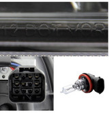 Spyder® (15-21) WRX/STI Black LED DRL Bar Projector Headlights (Halogen)