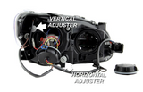 Spyder® (15-21) WRX/STI Black LED DRL Bar Projector Headlights (Halogen)