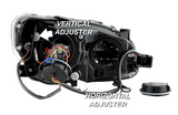 Spyder® (15-21) WRX/STI Chrome LED DRL Bar Projector Headlights (Halogen)