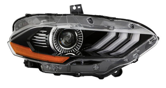 Spyder® (15-23) Mustang S550 Black Factory Style Projector LED Headlight