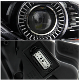 Spyder® (15-23) Mustang S550 Black Factory Style Projector LED Headlight