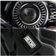 Spyder® (15-23) Mustang S550 Black Factory Style Projector LED Headlight