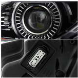 Spyder® (15-23) Mustang S550 Black Factory Style Projector LED Headlight