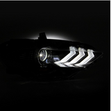 Spyder® (15-23) Mustang S550 Black Factory Style Projector LED Headlight