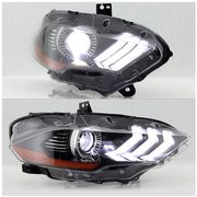 Spyder® (15-23) Mustang S550 Black Factory Style Projector LED Headlight