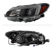 Spyder® (15-21) WRX/STI Black Factory Style Headlights