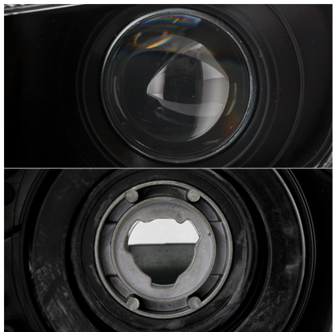 Spyder® (15-21) WRX/STI Black Factory Style Headlights