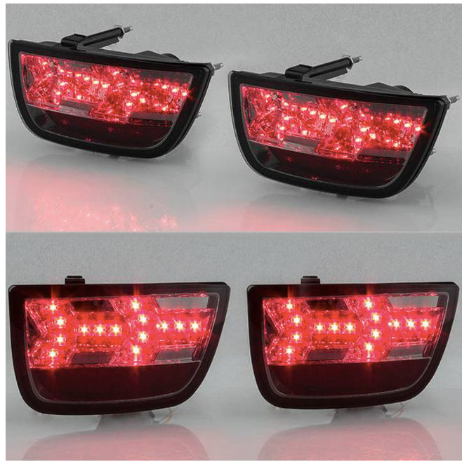 Spyder® (10-15) Camaro 5th Gen Chrome/Smoke LED Tail Lights