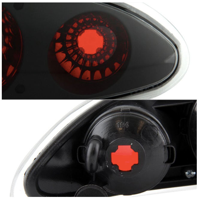 Spyder® (98-02) Chevy Camaro Black/Red Euro Tail Lights