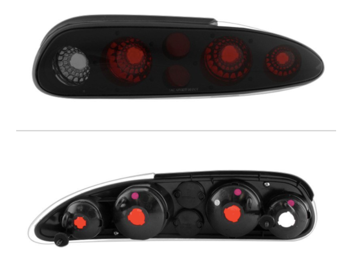 Spyder® (93-02) Chevy Camaro Black/Smoke European Tail Lights