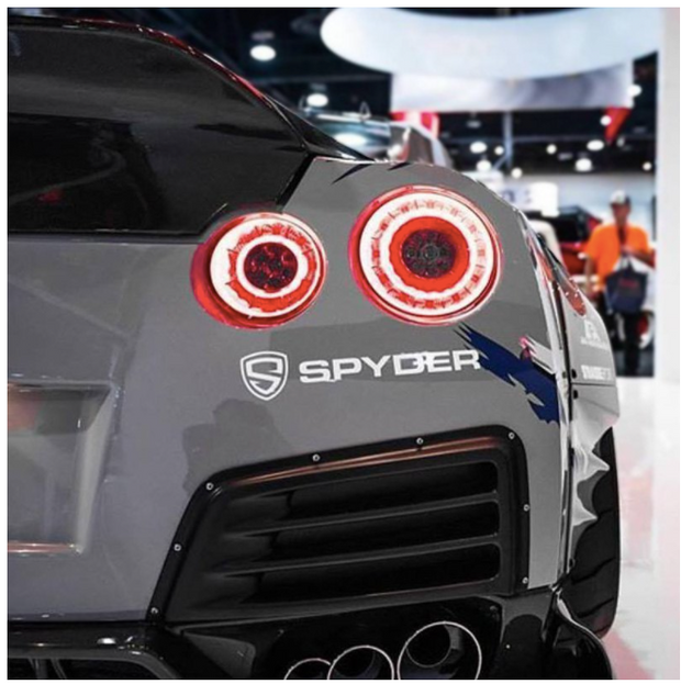 Spyder® (07-22) Nissan GT-R Chrome/Smoke LED Tail Lights