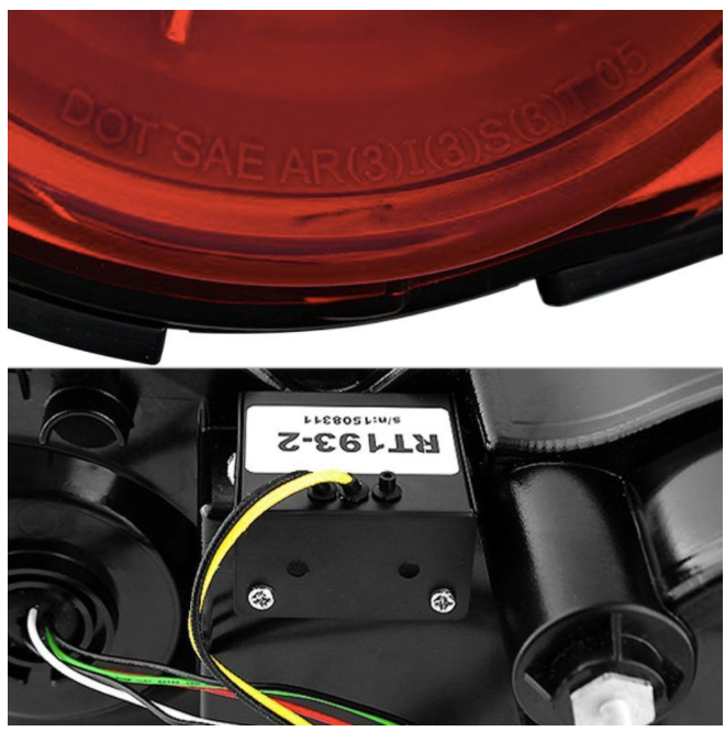 Spyder® (07-22) Nissan GT-R Chrome/Red LED Tail Lights