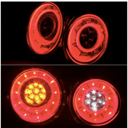 Spyder® (07-22) Nissan GT-R Chrome/Red LED Tail Lights