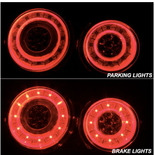 Spyder® (07-22) Nissan GT-R Chrome/Red LED Tail Lights