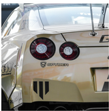 Spyder® (07-22) Nissan GT-R Chrome/Red LED Tail Lights