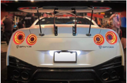 Spyder® (07-22) Nissan GT-R Chrome/Red LED Tail Lights