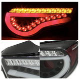 Spyder® (12-20) BRZ/FR-S/86 Black Sequential Fiber Optic LED Tail Lights