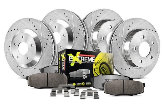 Power Stop® (12-23) WK2 SRT 1-Click Street Warrior Z26 Drilled/Slotted Brake Kit
