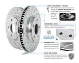 Power Stop® (12-23) WK2 SRT 1-Click Street Warrior Z26 Drilled/Slotted Brake Kit