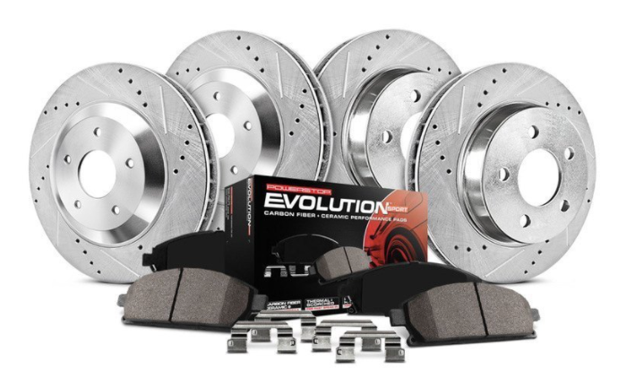 Power Stop® Durango/Grand Cherokee SRT 1-Click Z23 Evolution Sport Drilled/Slotted Brake Kit