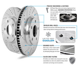 Power Stop® Durango/Grand Cherokee SRT 1-Click Z23 Evolution Sport Drilled/Slotted Brake Kit