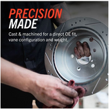 Power Stop® (12-23) WK2 SRT Evolution Performance Drilled and Slotted 1-Piece Brake Rotors