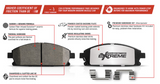 Power Stop® (04-24) GM/Mopar V8 Z26 Extreme Street Performance Carbon-Fiber Ceramic Compound Rear Brake Pads
