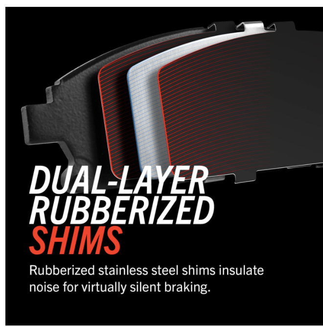 Power Stop® (12-23) WK2 SRT Z23 Evolution Sport Carbon-Fiber Ceramic Brake Pads