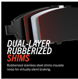 Power Stop® (12-23) WK2 SRT Z23 Evolution Sport Carbon-Fiber Ceramic Brake Pads