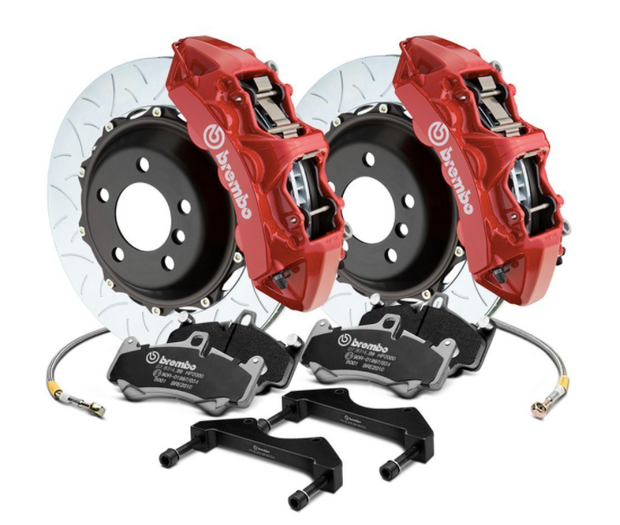 Brembo® (19-23) GM Truck/SUV GT Series Curved Vane Type III 2-Piece Rotor Front Big Brake Kit
