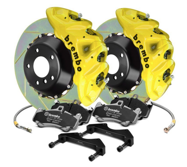 Brembo® (19-23) GM Truck/SUV GT Series B-M Slotted 2-Piece Rotor Front Big Brake Kit