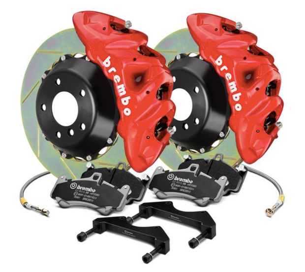 Brembo® (14-20) GM Truck/SUV GT Series B-M Slotted 2-Piece Rotor Front Big Brake Kit