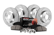 Power Stop® (14-20) GM Truck/SUV 1-Click Z23 Evolution Sport Drilled and Slotted Brake Kit