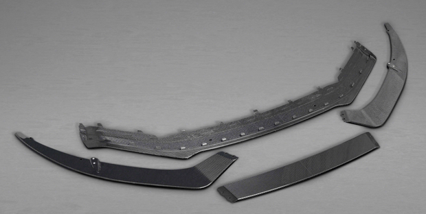 Capristo® (15-23) Audi R8 Carbon Fiber Front Spoiler