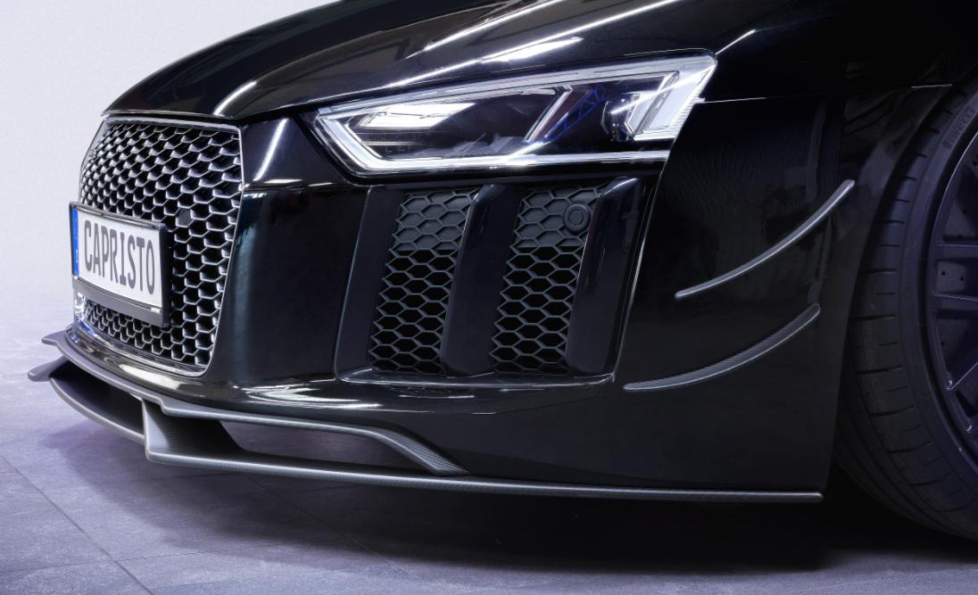 Capristo® (15-23) Audi R8 Carbon Fiber Front Fins