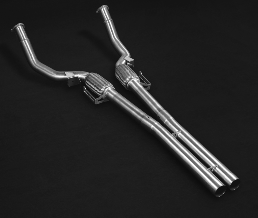 Capristo® (12-18) Audi S8 PreSilencer Delete Pipes