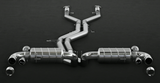 Capristo® (16-20) Bentley Bentayga W12 Valved Exhaust with Cat and Middle Silencer Spare Pipes (CES3)