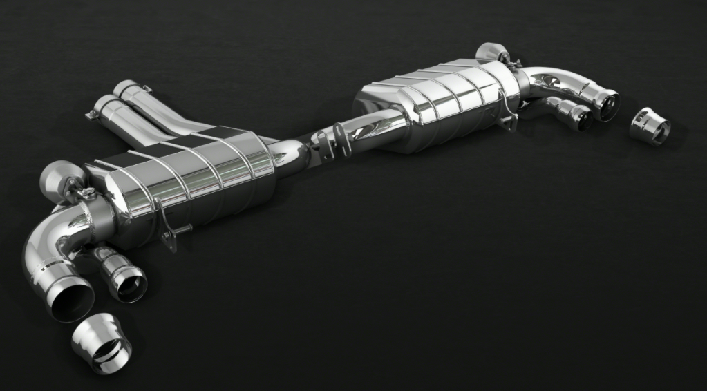 Capristo® (16-20) Bentley Bentayga W12 Valved Exhaust with Cat and Middle Silencer Spare Pipes (CES3)