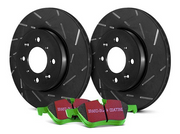 EBC® (14-21) WRX Stage 10 Super Sport Dimpled and Slotted Rear Brake Kit with 2000 Series Greenstuff Pads