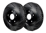 R1 Concepts® (14-21) Subaru WRX eLINE Series Drilled and Slotted Front Brake Kit with OPTIMUM OEp Pads