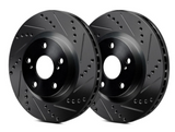 R1 Concepts® (14-21) Subaru WRX eLINE Series Drilled and Slotted Front Brake Kit with OPTIMUM OEp Pads