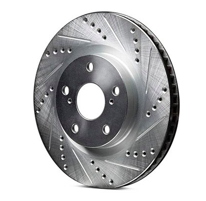 R1 Concepts® (14-21) Subaru WRX eLINE™ Drilled and Slotted 1-Piece Brake Rotor
