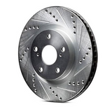 R1 Concepts® (14-21) Subaru WRX eLINE™ Drilled and Slotted 1-Piece Brake Rotor