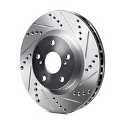 R1 Concepts® (14-21) Subaru WRX eLINE™ Drilled and Slotted 1-Piece Brake Rotor