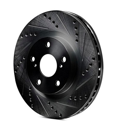 R1 Concepts® (14-21) Subaru WRX eLINE™ Drilled and Slotted 1-Piece Brake Rotor