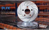R1 Concepts® (14-21) Subaru WRX eLINE™ Drilled and Slotted 1-Piece Brake Rotor