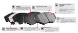 R1 Concepts® (14-21) Subaru WRX Ceramic Series Brake Pads