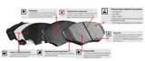 R1 Concepts® (14-21) Subaru WRX Semi-Metallic Series Brake Pads